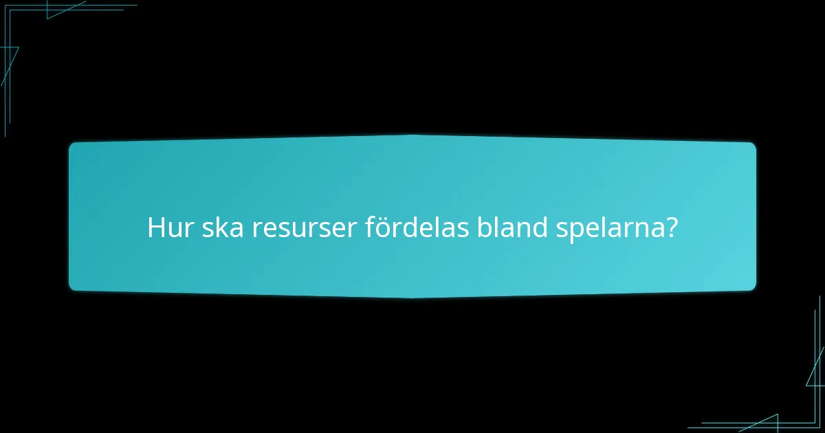 Hur kan spelare organiseras effektivt i en turnering?