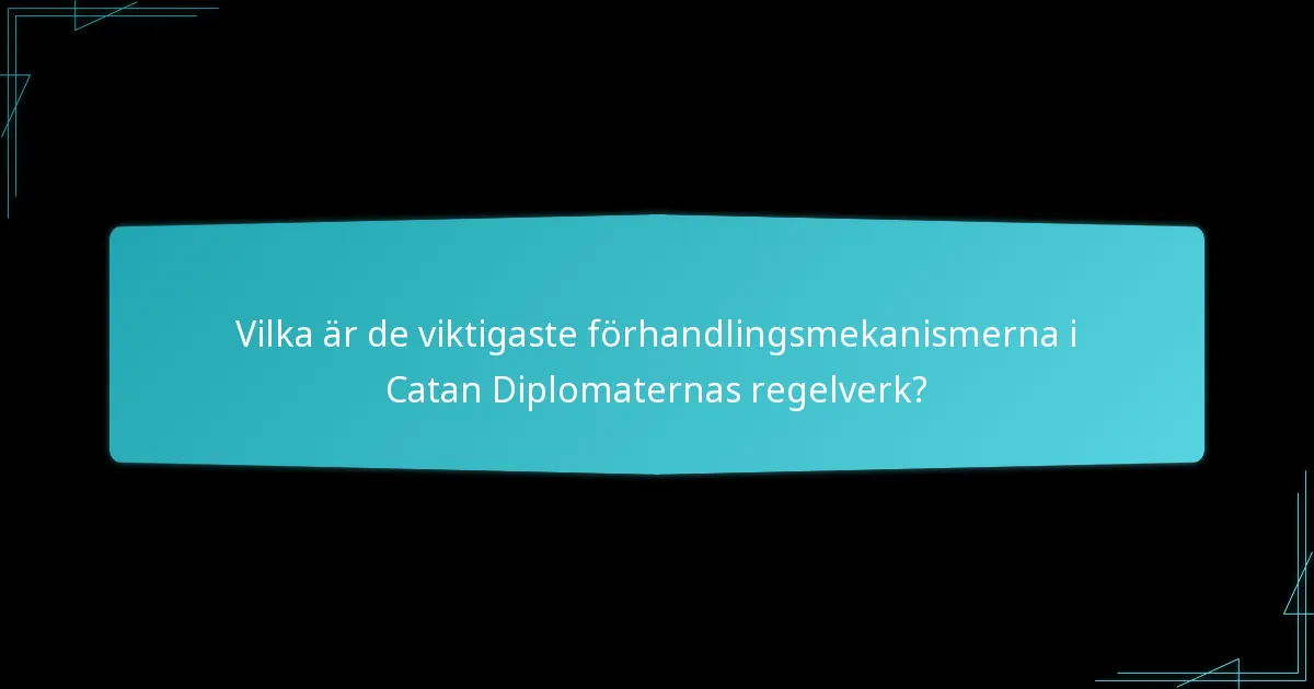Vilka är fördelarna och nackdelarna med att använda Catan Diplomaternas regelverk?
